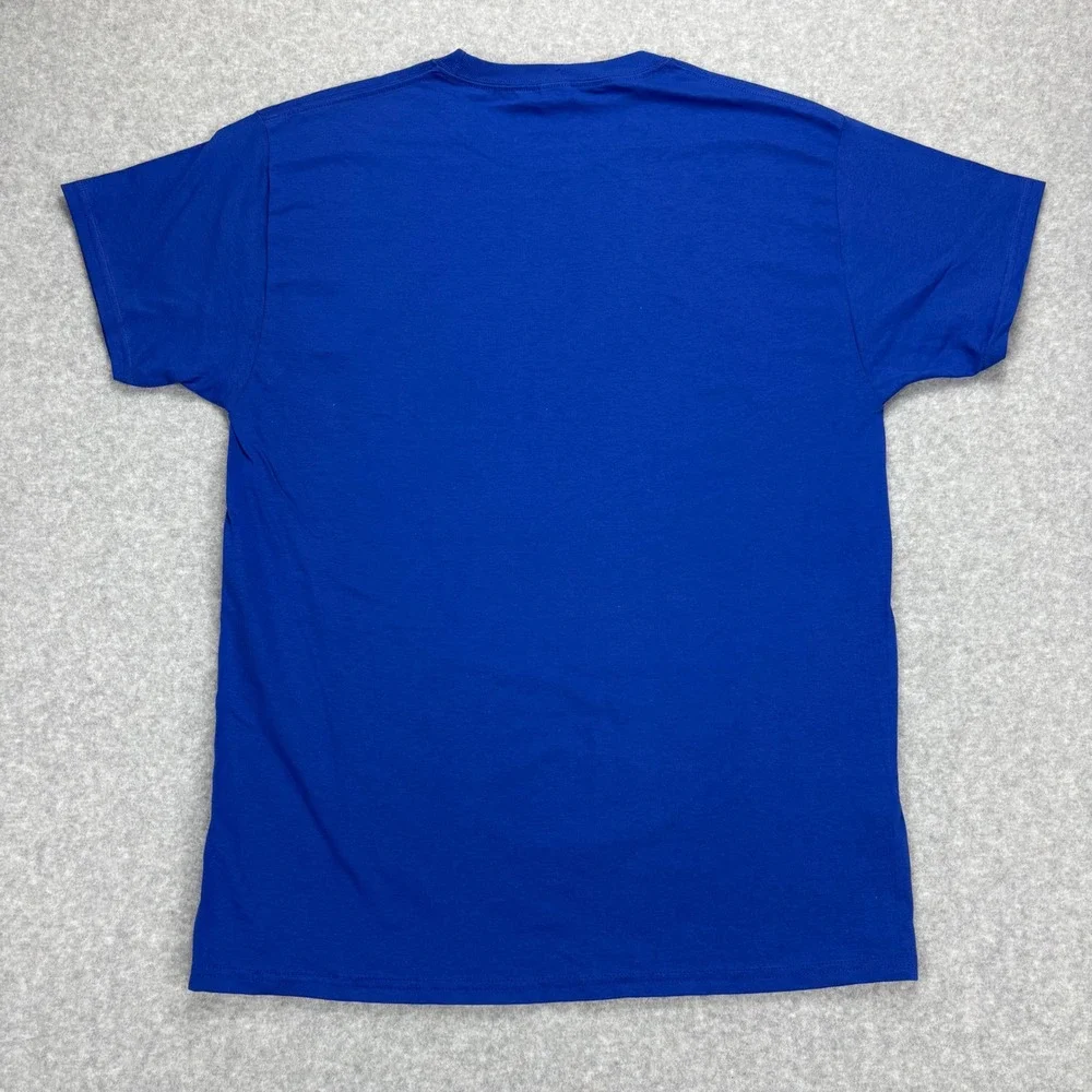 Kansas Jayhawks T-Shirt Mens L Blue 2022 National Champions NCAA‎ Basketball